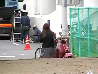 Smoking hot Japanese girls in a kinky upskirt video