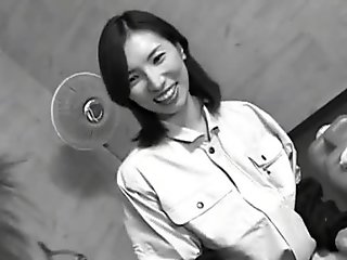 Subtitled mature Japanese woman blue collar sex boss